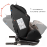 Автокресло SIGER УЛЬТРА ISOFIX гр.0+/I/II/III, т.серый