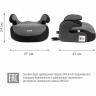 Удерживающее устройство для детей SIGER Бустер FIX серый, гр. III, 22-36 кг, 6-12 лет