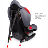 Удерживающее устройство для детей SIGER Кокон ISOFIX, маренго, гр. I/II, 9-25 кг, 1-7 лет