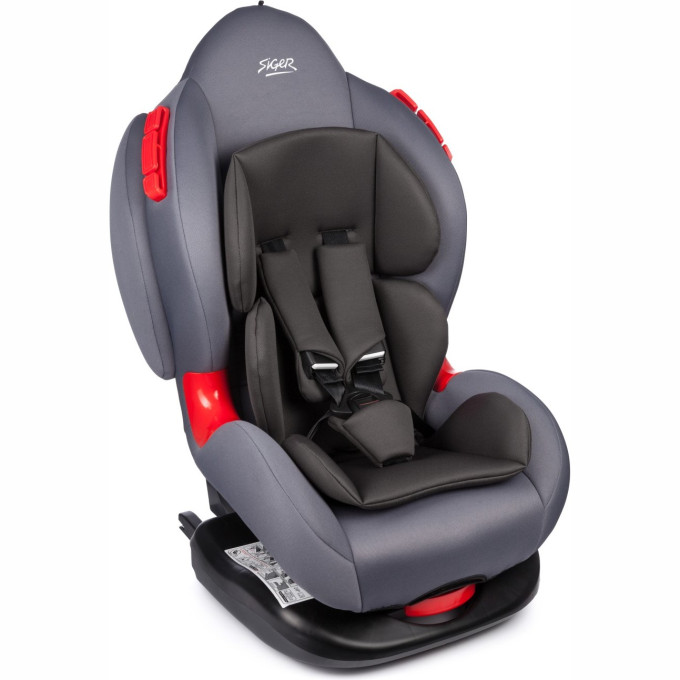 Удерживающее устройство для детей SIGER Кокон ISOFIX, маренго, гр. I/II, 9-25 кг, 1-7 лет