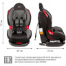 Удерживающее устройство для детей SIGER Кокон ISOFIX серый, гр. I/II, 9-25 кг, 1-7 лет