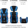 Удерживающее устройство для детей SIGER Космо синий, гр. I/II/III, 9-36 кг, 1-12 лет