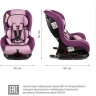 Удерживающее устройство для детей SIGER Наутилус ISOFIX фиолетовый, гр. 0+/I, 0-18 кг, 0-4 лет