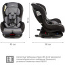 Удерживающее устройство для детей SIGER Наутилус ISOFIX серый, гр. 0+/I, 0-18 кг, 0-4 лет