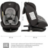 Удерживающее устройство для детей SIGER Престиж ISOFIX, гр.0+/ I/II/III, графит