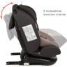 Удерживающее устройство для детей SIGER Престиж ISOFIX, гр.0+/ I/II/III, мокко