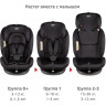 Удерживающее устройство для детей SIGER Престиж ISOFIX, гр.0+/ I/II/III, оникс