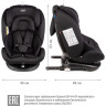 Удерживающее устройство для детей SIGER Престиж ISOFIX, гр.0+/ I/II/III, оникс