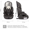 Удерживающее устройство для детей SIGER Стар ISOFIX, гр. I/II/III, 9-36 кг, 1-12 лет, серо-бежевый, зебра